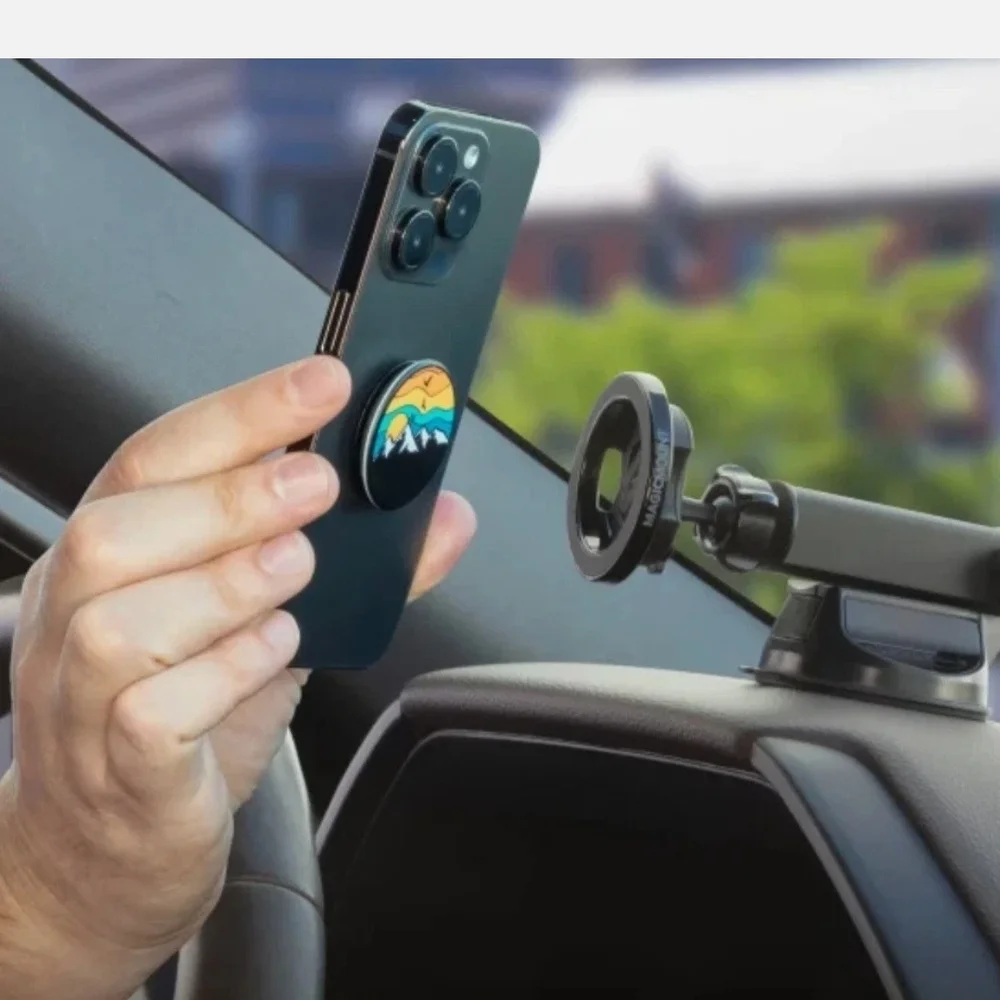 Scosche MagicMount MS Flip Magnetic Phone Mount (Two-Pack) - Black